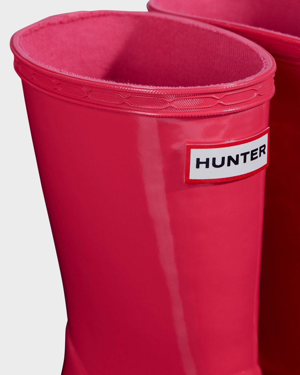 Kids Hunter Rain Boots Pink - Original First Classic Gloss - 0256187-LA